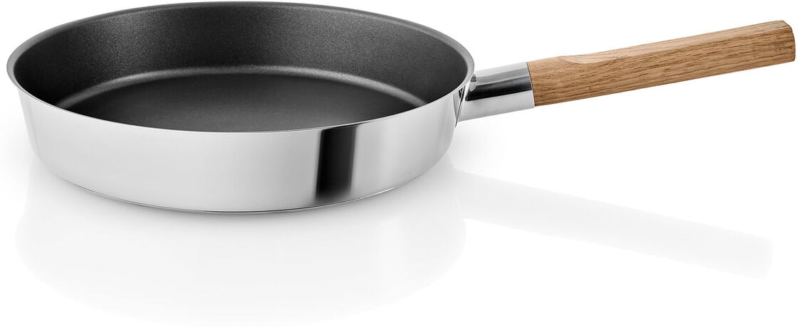 Eva Solo - Nordic Kitchen Bratpfanne Ø 28 cm, Edelstahl / Eiche