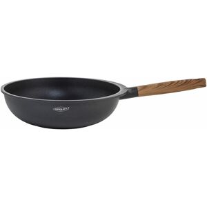 Wok Pande Oroley Nature Træ Støbt aluminium 30 cm