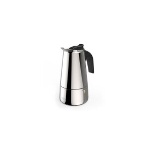 Xavax espressomaskine i rustfrit stål til 4 kopper, gryde til komfur, f.eks. induktion, 200 ml (00111274)