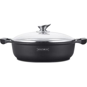 Royalty Line Gryde med glaslåg - 32cm 5,5L - Nonstick-induktion