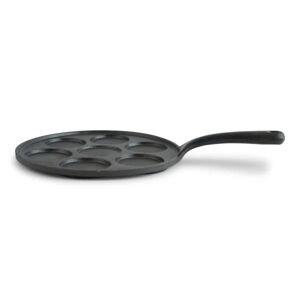 Senso Kitchen Flad støbejern klassisk 24 cm Black Runda 24 cm