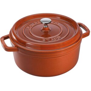 Staub La Cocotte 28 cm / 6,75 l, Rund, Kanel, Støbejern