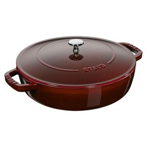 Staub Sauterpander Sautepande Chistera 28 cm, Støbejern