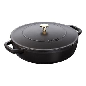 Staub Sauterpander Sautepande Chistera 28 cm, Støbejern