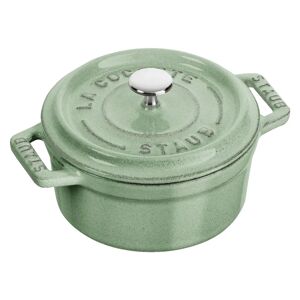 Staub La Cocotte Mini 10 cm, Rund, Salvie, Støbejern