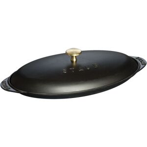 Staub Specialities Ovnfad Med låg 31 cm, Støbejern