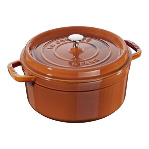 Staub La Cocotte 26 cm / 5,25 l, Rund, Kanel, Støbejern