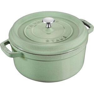 Staub La Cocotte 24 cm / 3,7 l, Rund, Salvie, Støbejern