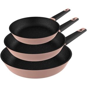 Set de sartenes  Tefal C42202S2A, 2 unidades, 20/26 cm, Para todo tipo de  cocinas, Revestimiento antiadherente, Aluminio, Negro