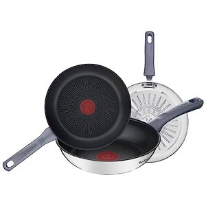 Wok Inducción Antiadherente Titanium Aluminio TEFAL Generous Cook