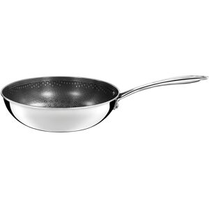 Cuisinox Wok 24 cm acero inoxidable, cerámica acero