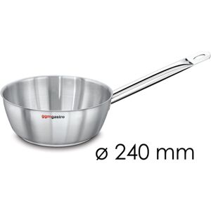 GGM GASTRO - Sauteuse à manche - Forme conique - Ø 240mm - Hauteur : 80mm