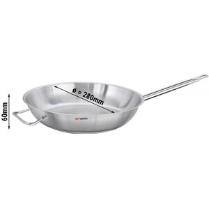 GGM GASTRO - Poêle à frire en inox - Ø 280 mm - hauteur 60 mm