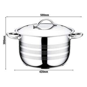 GGM GASTRO - Gastro Marmite en acier inoxydable - Ø 400mm - 27,80 litres