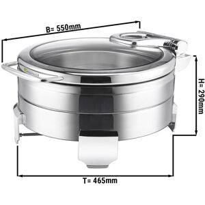 GGM Gastro - Chauffe-Plat en inox - 5,7 litres a Rond Argent