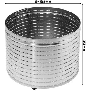 GGM Gastro - 1/1 Panier pour marmite de cuisson avec 100 Litres Argent