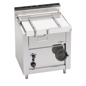 GGM Gastro - Poele a gaz basculante - 60 litres - 14,5 kW Argent