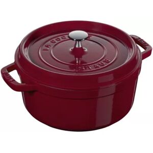 Cocotte ronde STAUB 24 cm Bordeaux - Publicité