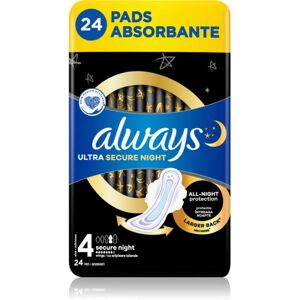 Always Ultra Secure Night serviettes hygiéniques 24 pcs