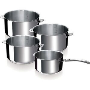 Set de 4 casseroles Evolution 14 a 20 cm et 1 manche Beka