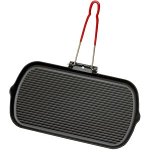 Grill rectangle manche amovible 37,5 cm Invicta [Rouge]