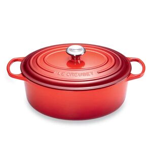 Cocotte fonte ovale cerise 31 cm Le Creuset [Orange]