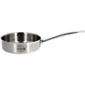 Sauteuse bord droit inox 20 cm Prim