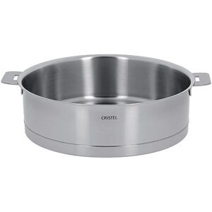 Sauteuse inox Strate 24 cm Cristel [Gris metallise]