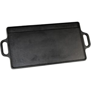 Plancha fonte 38 x 23 cm - reversible Baumalu [Noir]