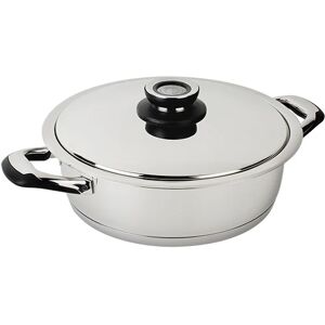 Sauteuse basse temperature28 cm 5,5 L Ecovitam [Gris metallise]