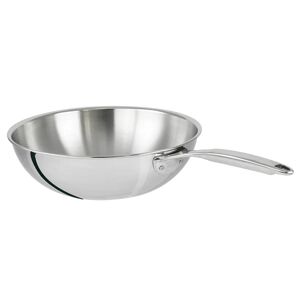 Wok inox 30 cm Castel'pro Cristel [Gris]