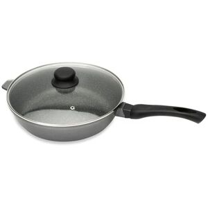 Sauteuse et couvercle revetement Dur comme la pierre 24 cm Mathon [Vert]