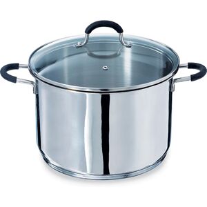 Marmite haute en inox 18 8 avec couvercle Rapid Cook 26 cm 8,5 L Mathon [Gris métallisé] - Publicité