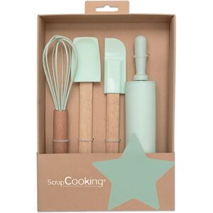 Coffret pour enfants 4 ustensiles de patisserie Scrapcooking [Noir]