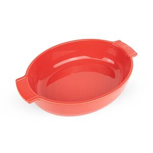 Plat ovale ceramique rouge 31 cm Peugeot [Rouge]