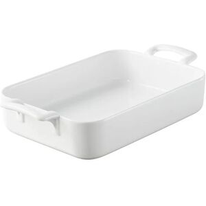 Plat rectangulaire porcelaine Belle Cuisine 26 cm Blanc Revol [Rouge]