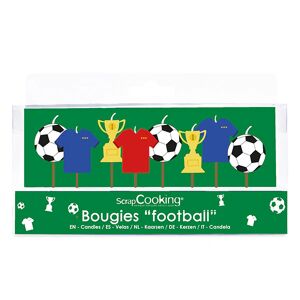 8 Bougies Football Scrapcooking [Beige]