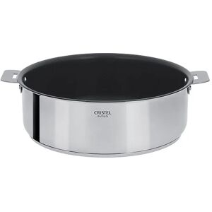 Sauteuse revetue Casteline Amovible 24 cm Cristel [Gris metallise]