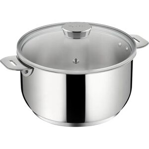 Casserole Salvaspazio+ 20 cm en acier inoxydable Lagostina [Gris metallise]