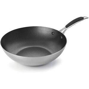 Wok inox anti adhérent Trimetal 28 cm Lacor []