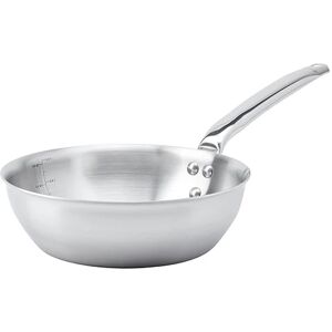 Sauteuse inox 24 cm bombee Alchimy De Buyer