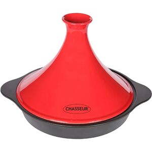 Tajine en fonte 24 cm rouge Chasseur [Noir]