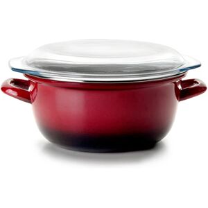 Friteuse traditionnelle acier emaille 24 cm rouge Ibili [Gris]