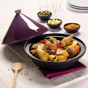 Tajine fonte 30 cm aubergine Mathon []