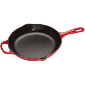 Grill Skillet rond fonte emaillee 23 cm Cerise Le Creuset [Bleu]