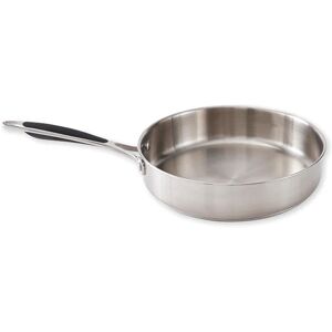 Sauteuse Excell'Inox tout inox 28 cm Mathon [Gris metallise]