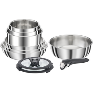 SEB SET 10 PIECES COMPACT INOX INDUCTION L953SA04 - Publicité