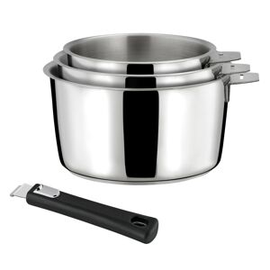 Cuisinox Série de 3 casseroles 16/18/20cm Argent 15x23x23cm