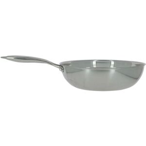 OGO Living Wok fond nid d'abeille en acier inoxydable 28 cm Gris 50x8x28cm