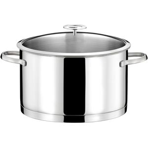 Cuisinox Faitout 24cm inox avec couvercle universel en Acier Inoxydable Argent 20x30x40cm